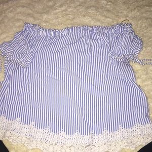 Off the shoulder shirt